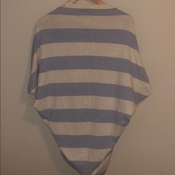 B. Young Blue & White Shrug Cardigan - Picture 5 of 6